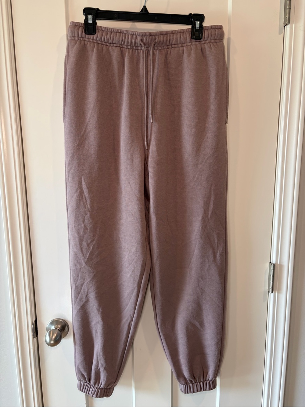 Topshop Women's Dusty Mauve Track Joggers